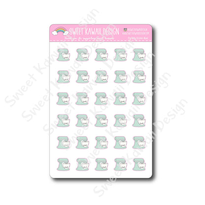 Kawaii Kitchen Mixer Stickers