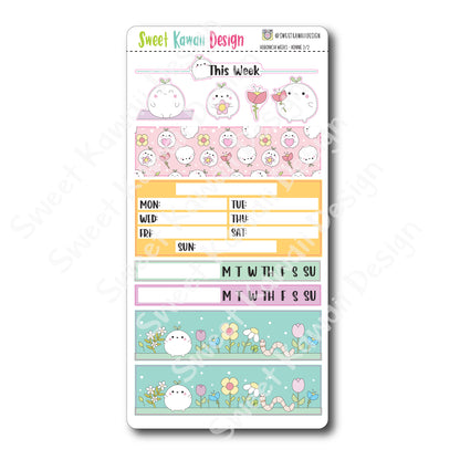 Kawaii Hobonichi Weeks Stickers - Konnie