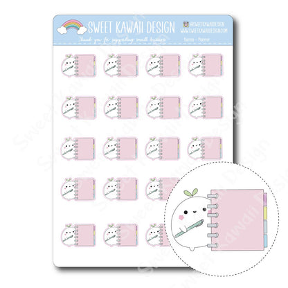 Kawaii Konnie Stickers - Planner