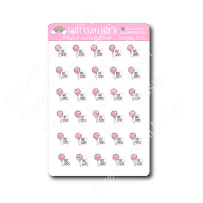 Kawaii Lollipop Stickers - This Sucks