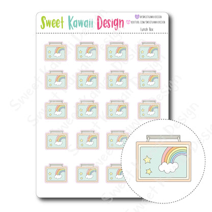 Kawaii Lunch Box Stickers