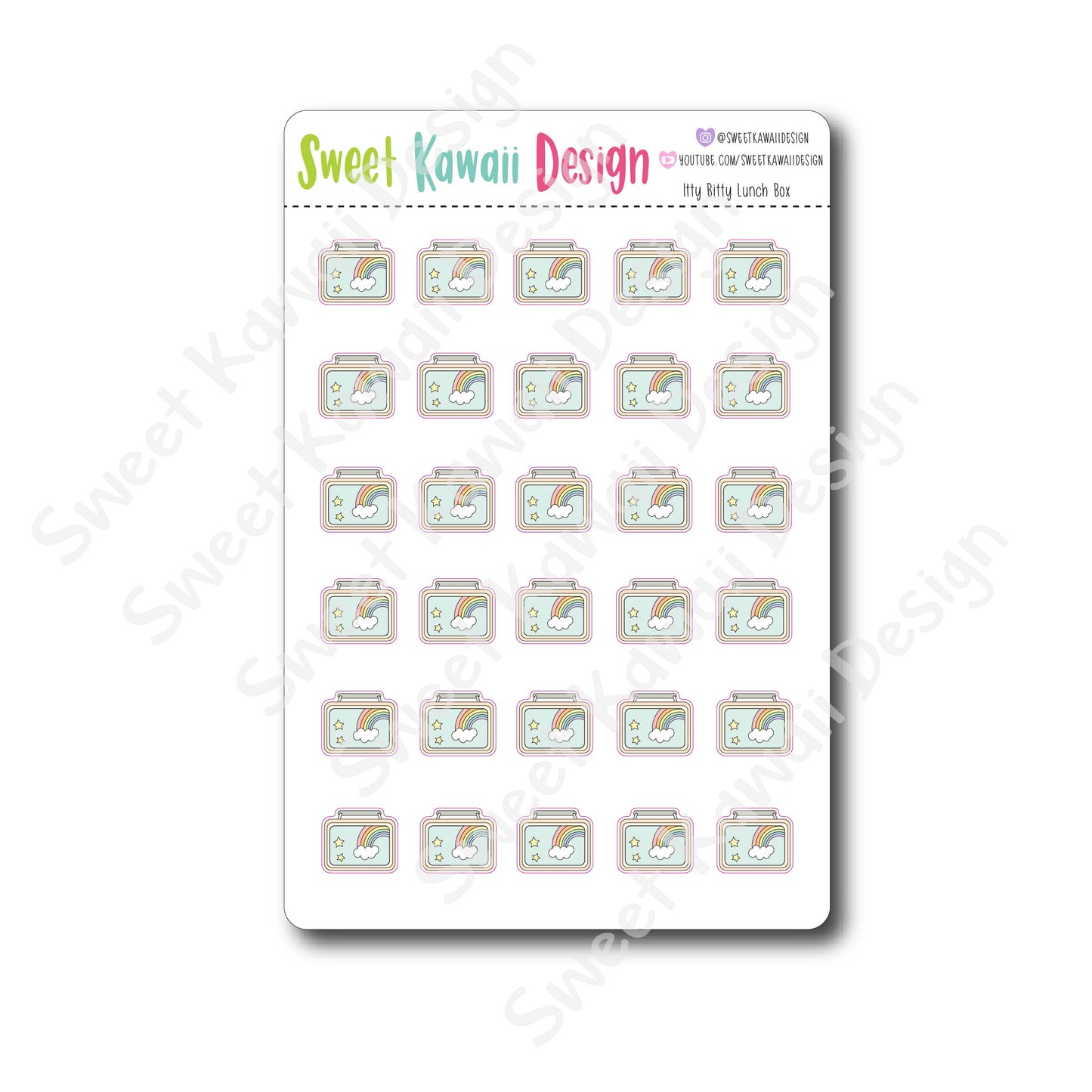 Kawaii Lunch Box Stickers