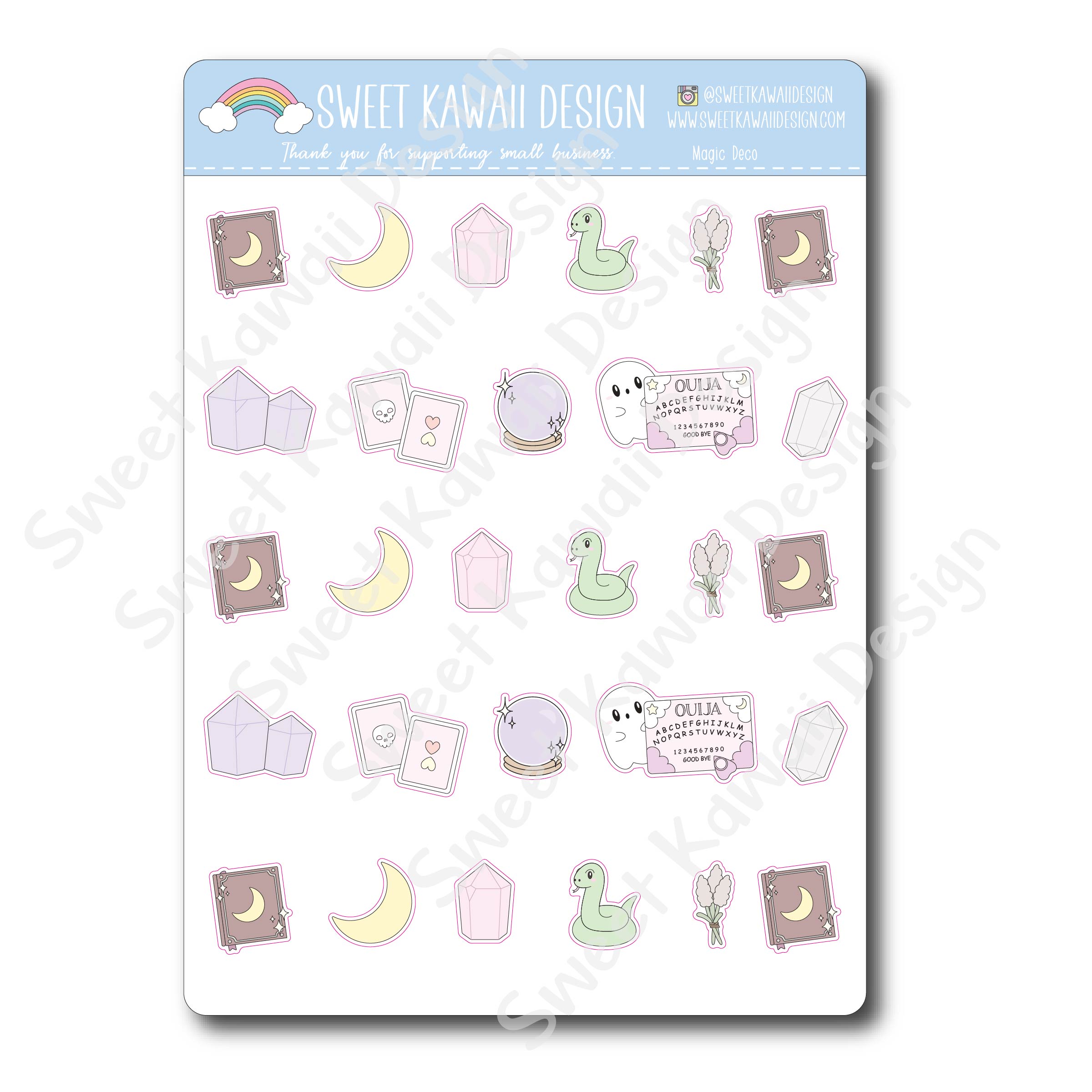 Kawaii Magic Deco Stickers