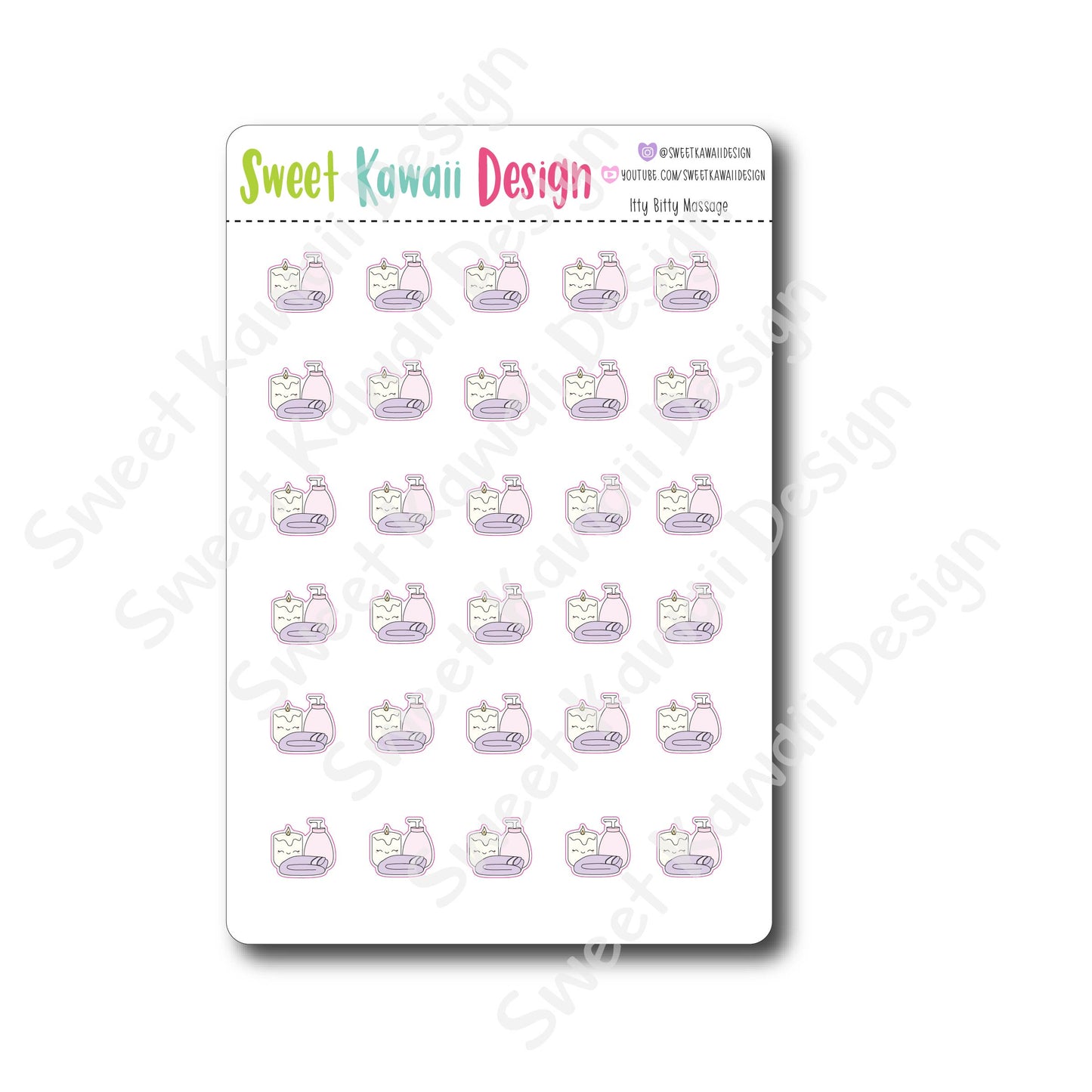 Kawaii Massage Stickers