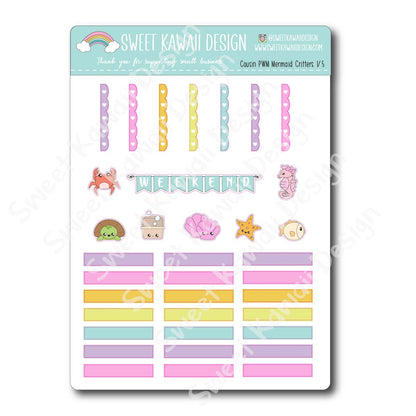 Weekly Kit  - Mermaid Critters COUSIN