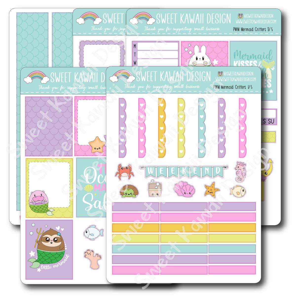 Weekly Kit  - Mermaid Critters