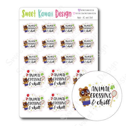 Kawaii Nook Stickers - AC and Chill