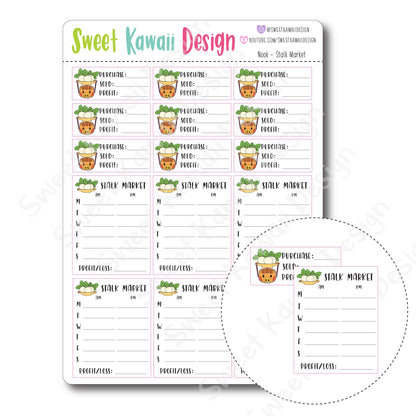 Kawaii Nook Stickers - Stalk Market