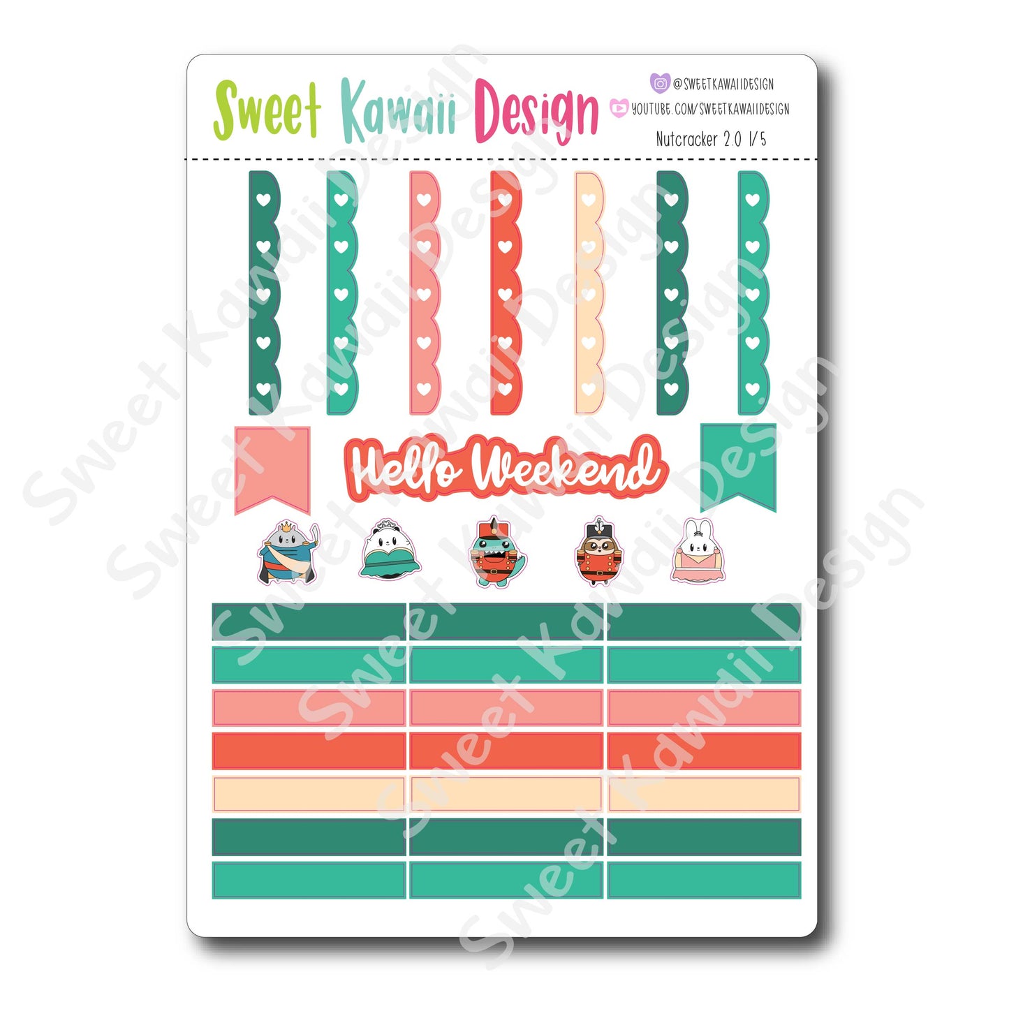 Kawaii Plan With Me - Nutcracker HORIZONTAL