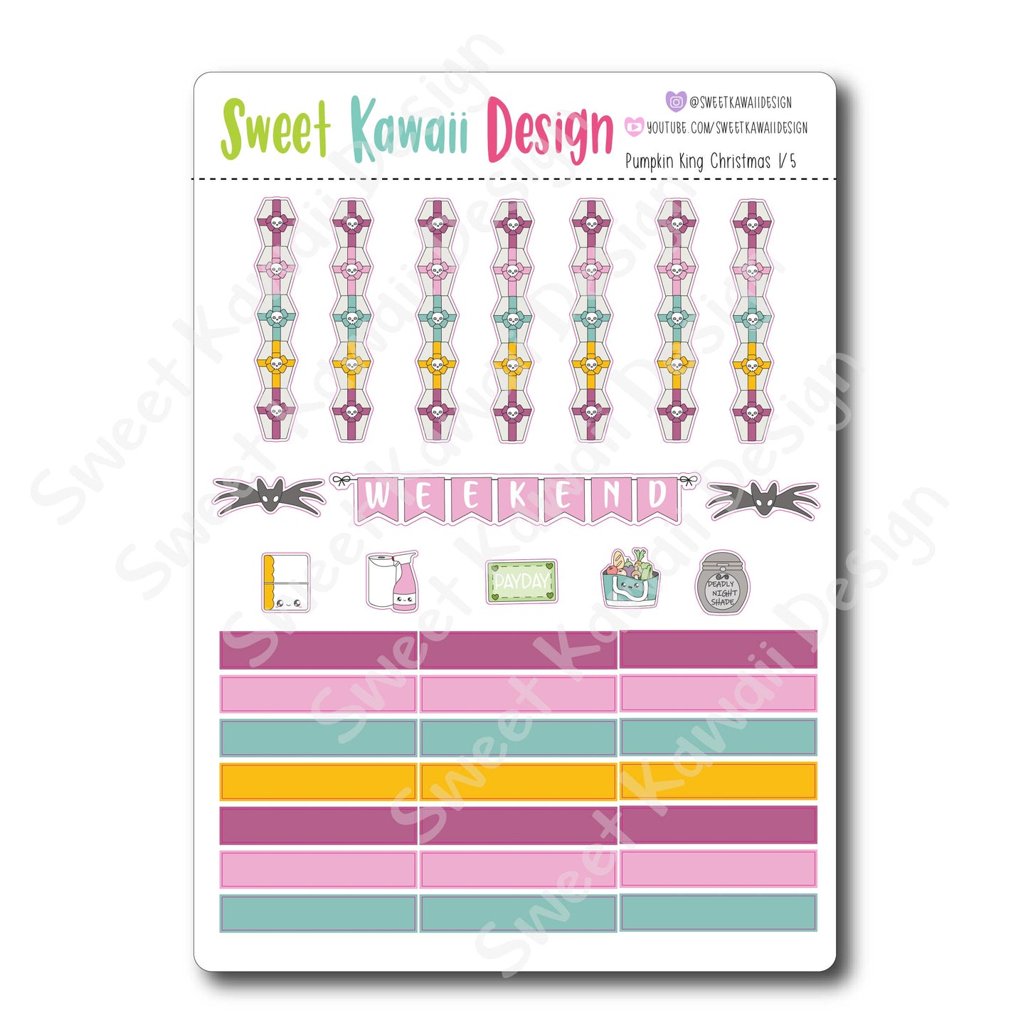 Weekly Kit  - Pumpkin King Christmas HORIZONTAL