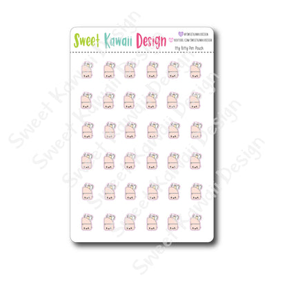 Kawaii Pen Pouch Stickers