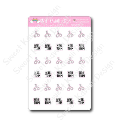 Kawaii Pet Nail Trim Stickers