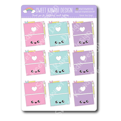 Kawaii Planner Deco (Large) Stickers