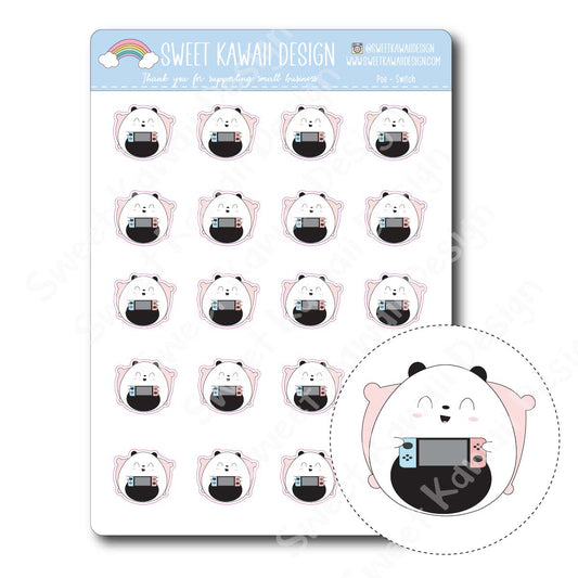 Kawaii Poe Stickers - Switch