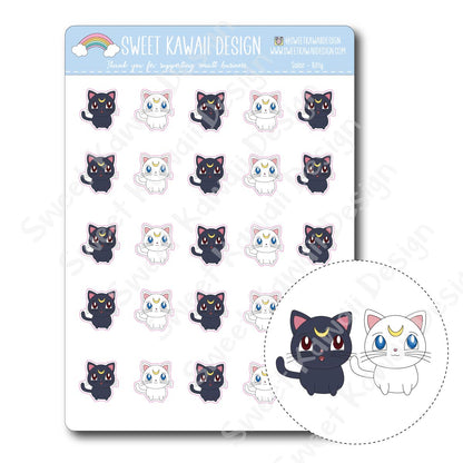 Kawaii Sailor Kitty Stickers