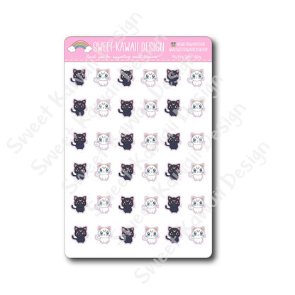 Kawaii Sailor Kitty Stickers