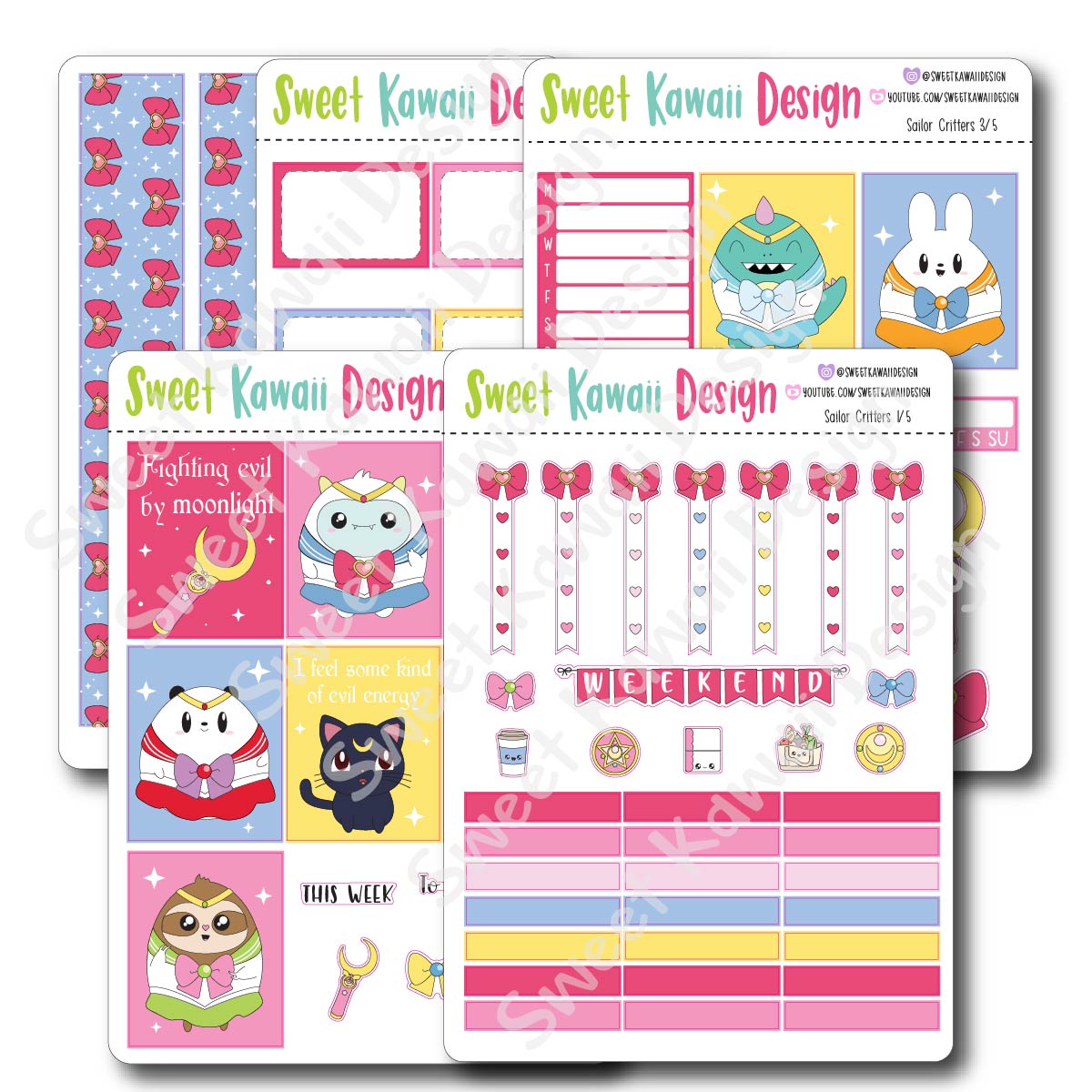 Weekly Kit  - Sailor Critters HORIZONTAL