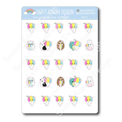 Kawaii Shave Ice Stickers