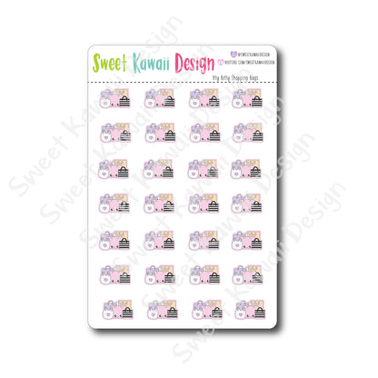 Kawaii Shopping Bag Stickers