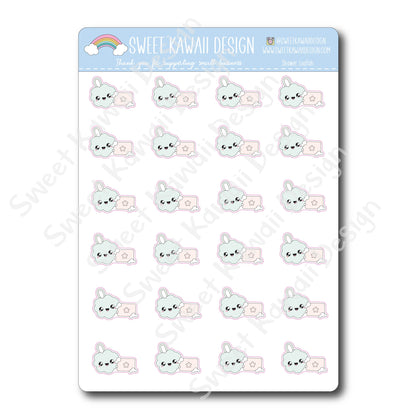 Kawaii Shower Loofah Stickers