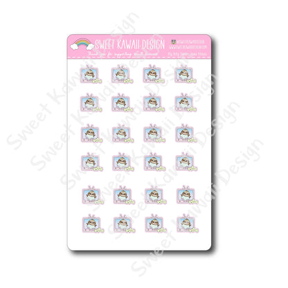 Kawaii Simon Stickers - Home Fitness