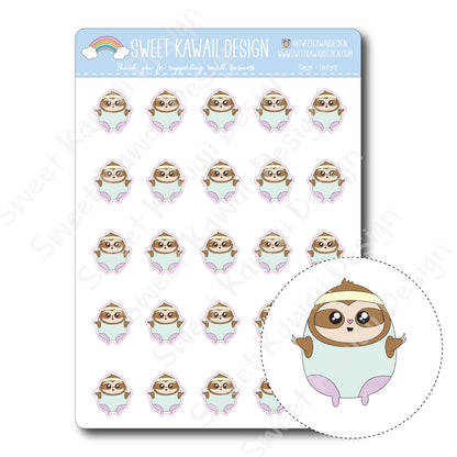 Kawaii Simon Stickers - Leotard