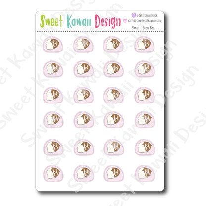 Kawaii Simon Stickers - Bean Bag