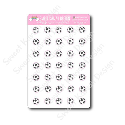 Kawaii Soccer Ball Stickers