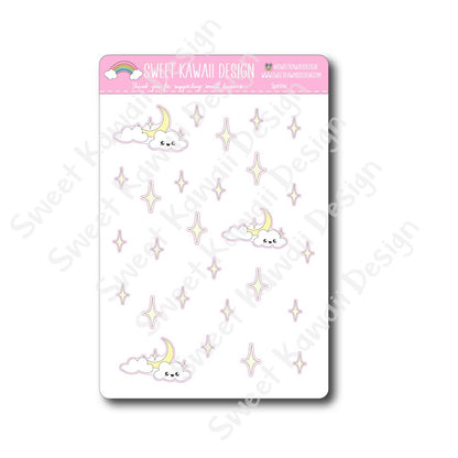 Kawaii Sparkle Stickers