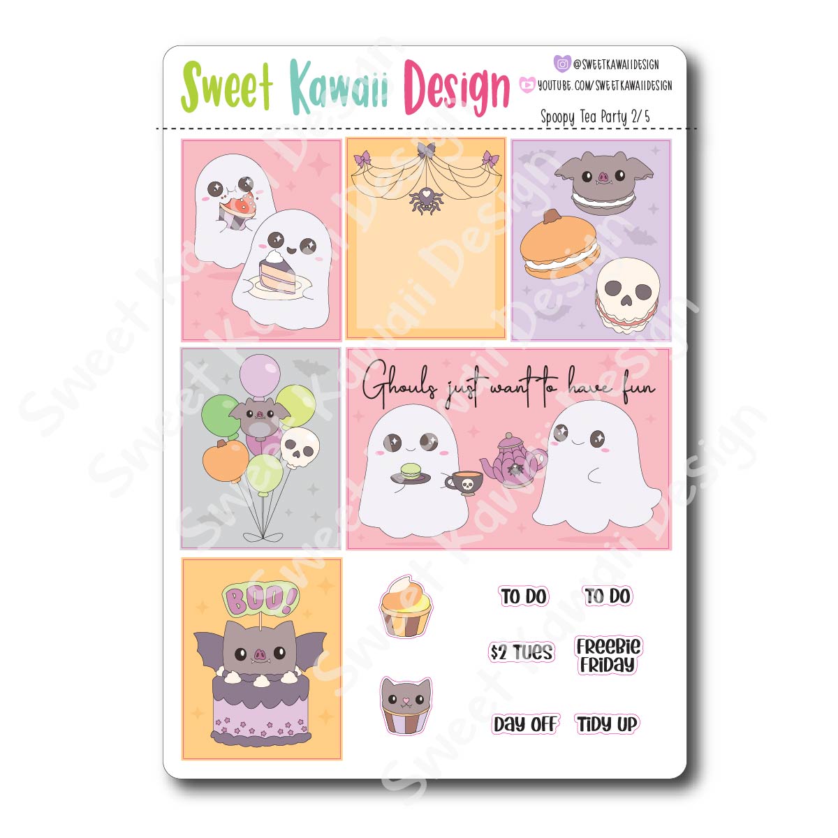 Weekly Kit  - Spoopy Tea Party HORIZONTAL