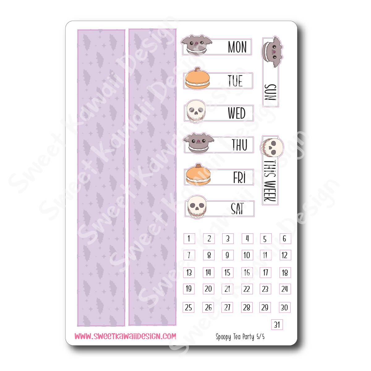 Weekly Kit  - Spoopy Tea Party HORIZONTAL