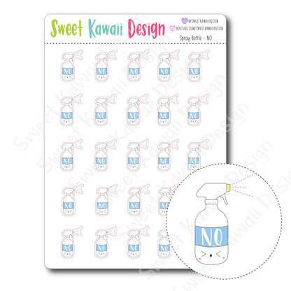 Kawaii Spray Bottle - NO Stickers