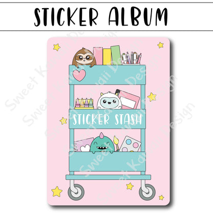 4x6 SKD Sticker Album - Stationery Cart