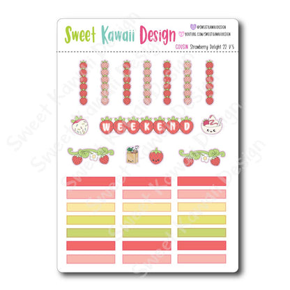 Weekly Kit  - Strawberry Delight 22 COUSIN