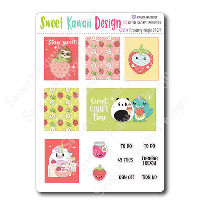 Weekly Kit  - Strawberry Delight 22 COUSIN