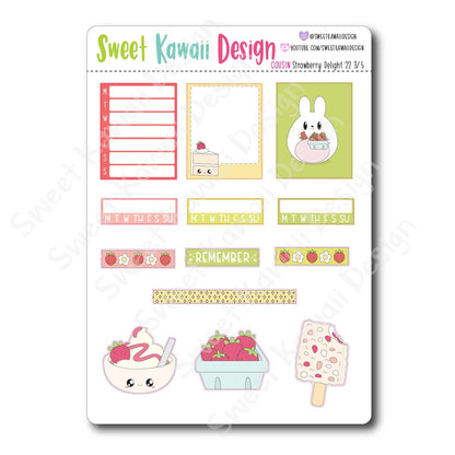 Weekly Kit  - Strawberry Delight 22 COUSIN