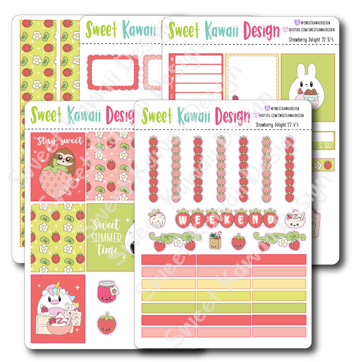 Weekly Kit  - Strawberry Delight 22