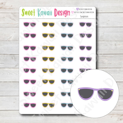 Kawaii Sunglasses Stickers