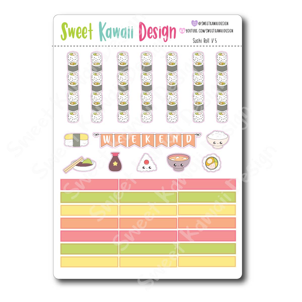 Weekly Kit  - Sushi Roll HORIZONTAL