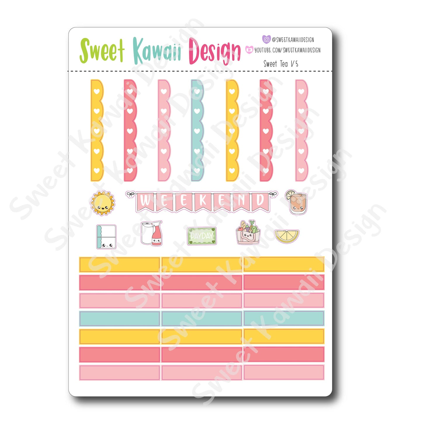 Weekly Kit  - Sweet Tea HORIZONTAL