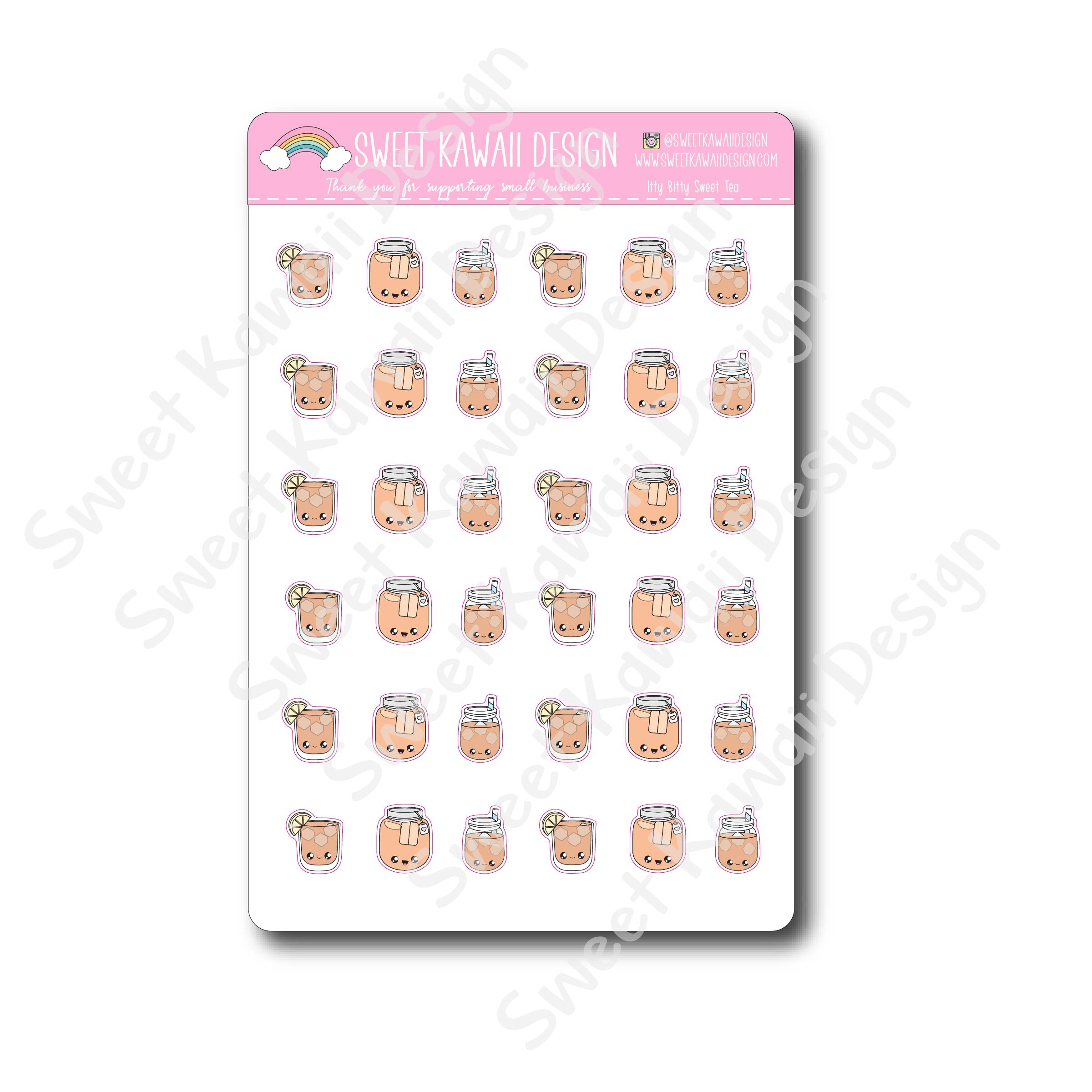 Kawaii Sweet Tea Stickers