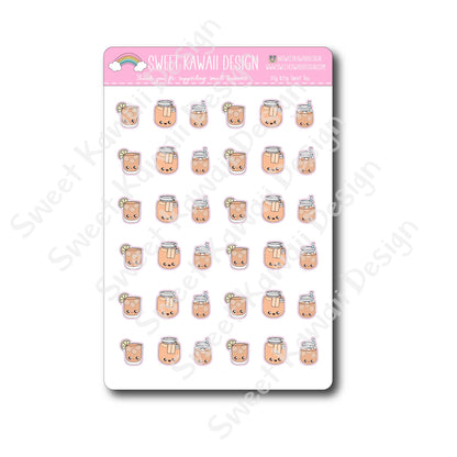 Kawaii Sweet Tea Stickers