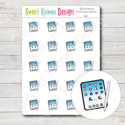 Kawaii Tablet Stickers