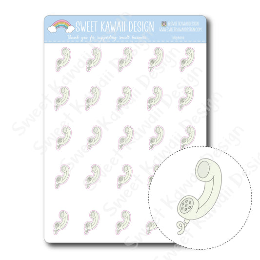 Kawaii Telephone Stickers