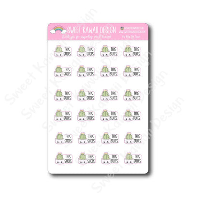 Kawaii This Succs Stickers