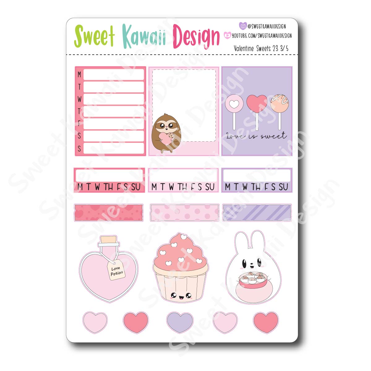 Weekly Kit  - Valentine Sweets COUSIN