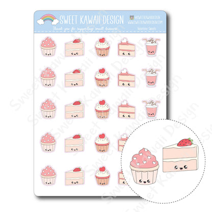 Kawaii Valentine Sweets Stickers