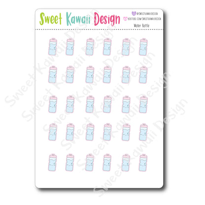 Kawaii Water Bottle Stickers