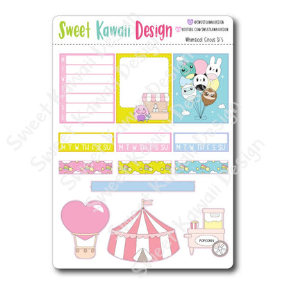 Weekly Kit  - Whimsical Circus HORIZONTAL