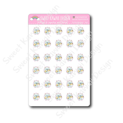 Kawaii Yeti Stickers - Tacos